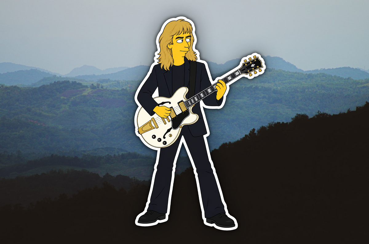 Alex Lifeson Springfield Waterproof Vinyl Sticker Decal Rush Lyric Art