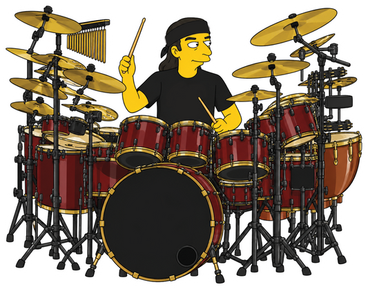 Neil Peart Springfield Waterproof Vinyl Sticker Decal Rush Lyric Art