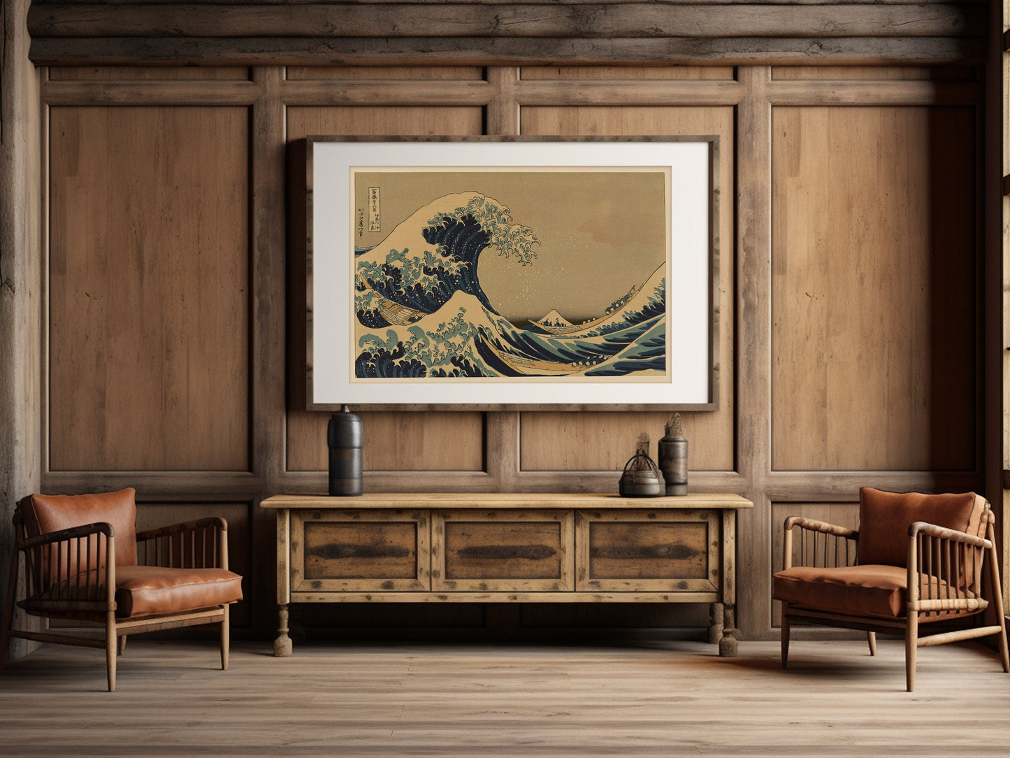 The Great Wave off Kanagawa - Hokusai Art Print (Kanagawa oki nami ura)