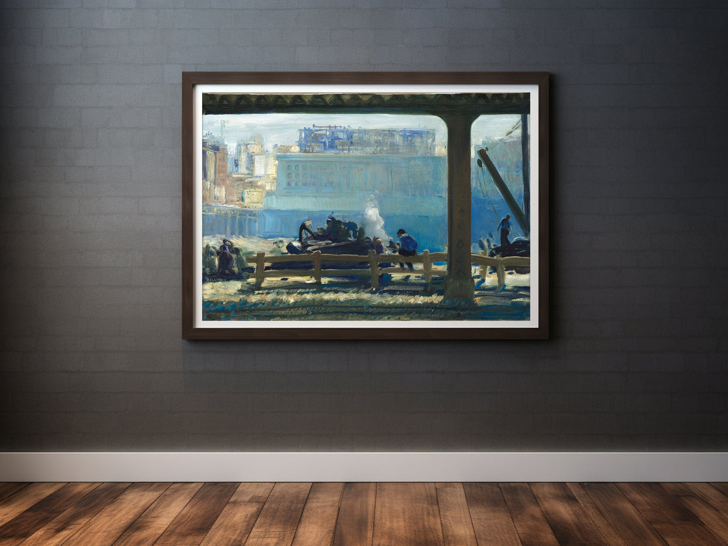 Blue Morning Fine Art Print - George Bellows Reproduction