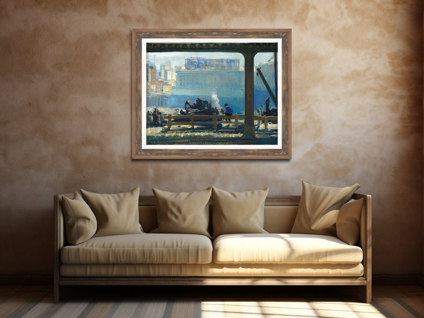 Blue Morning Fine Art Print - George Bellows Reproduction