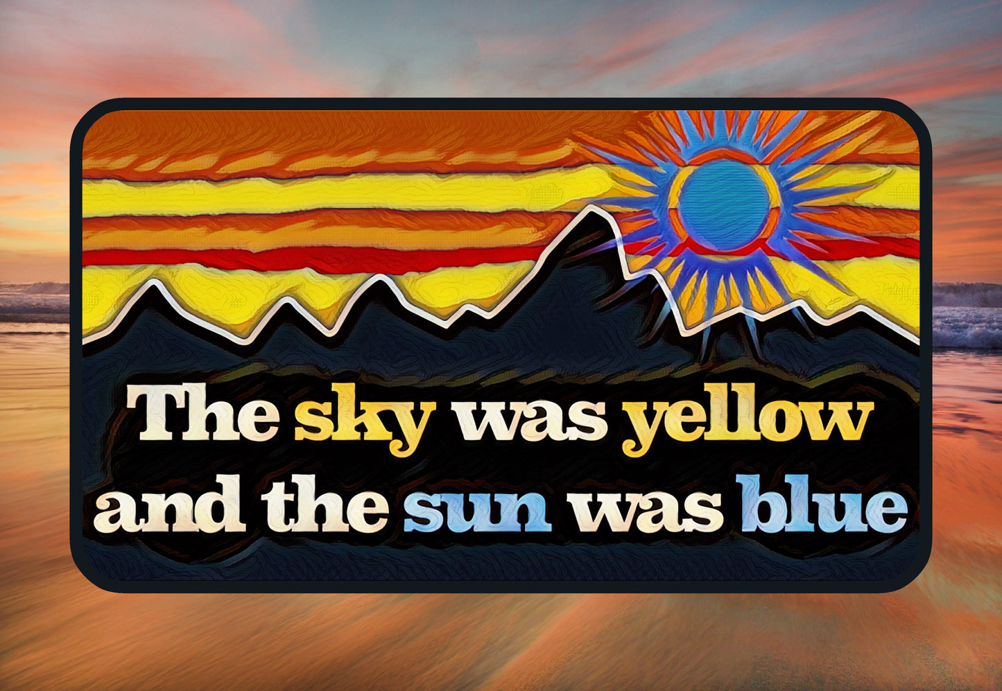 Scarlet Begonias Waterproof Vinyl Sticker Decal Grateful Dead Lyric Art