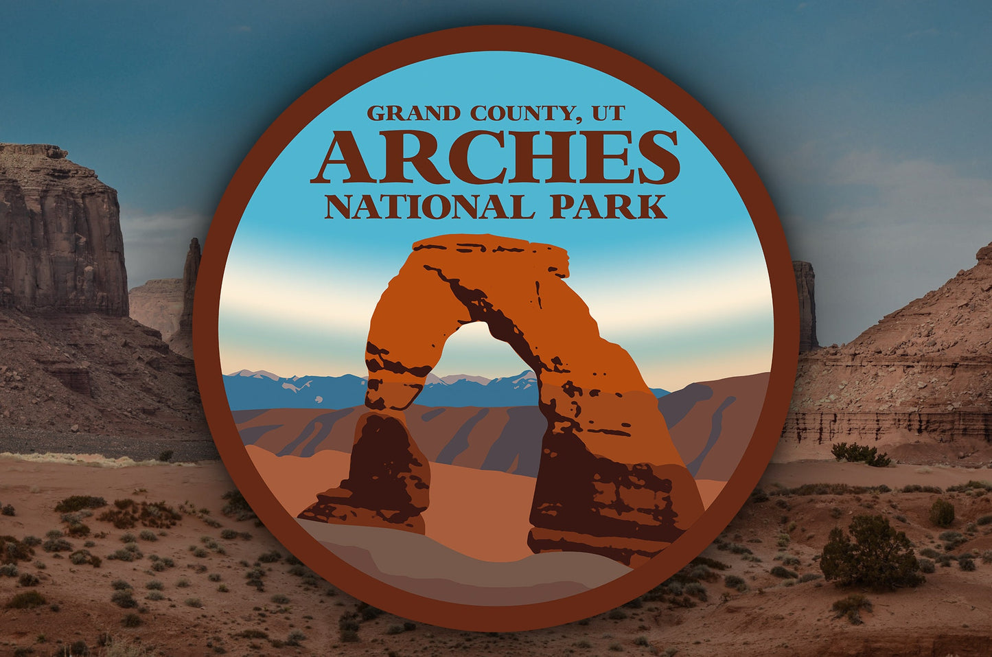 Arches National Park Sticker Decal Waterproof Vinyl Art