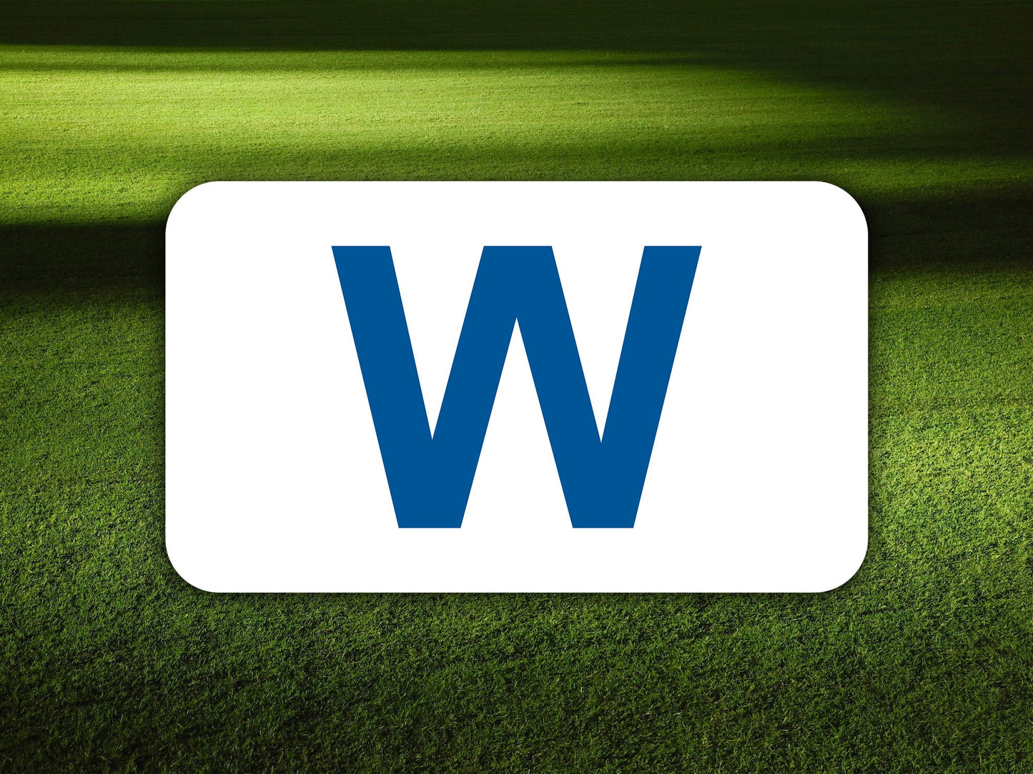 Cubs W Flag Sticker Decal Waterproof Vinyl