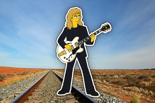 Alex Lifeson Springfield Waterproof Vinyl Sticker Decal Rush Lyric Art