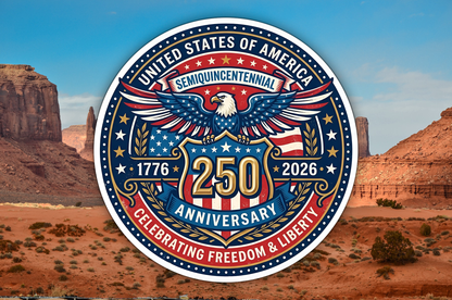 America 250 Sticker Decal Waterproof Vinyl Art