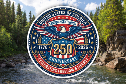 America 250 Sticker Decal Waterproof Vinyl Art
