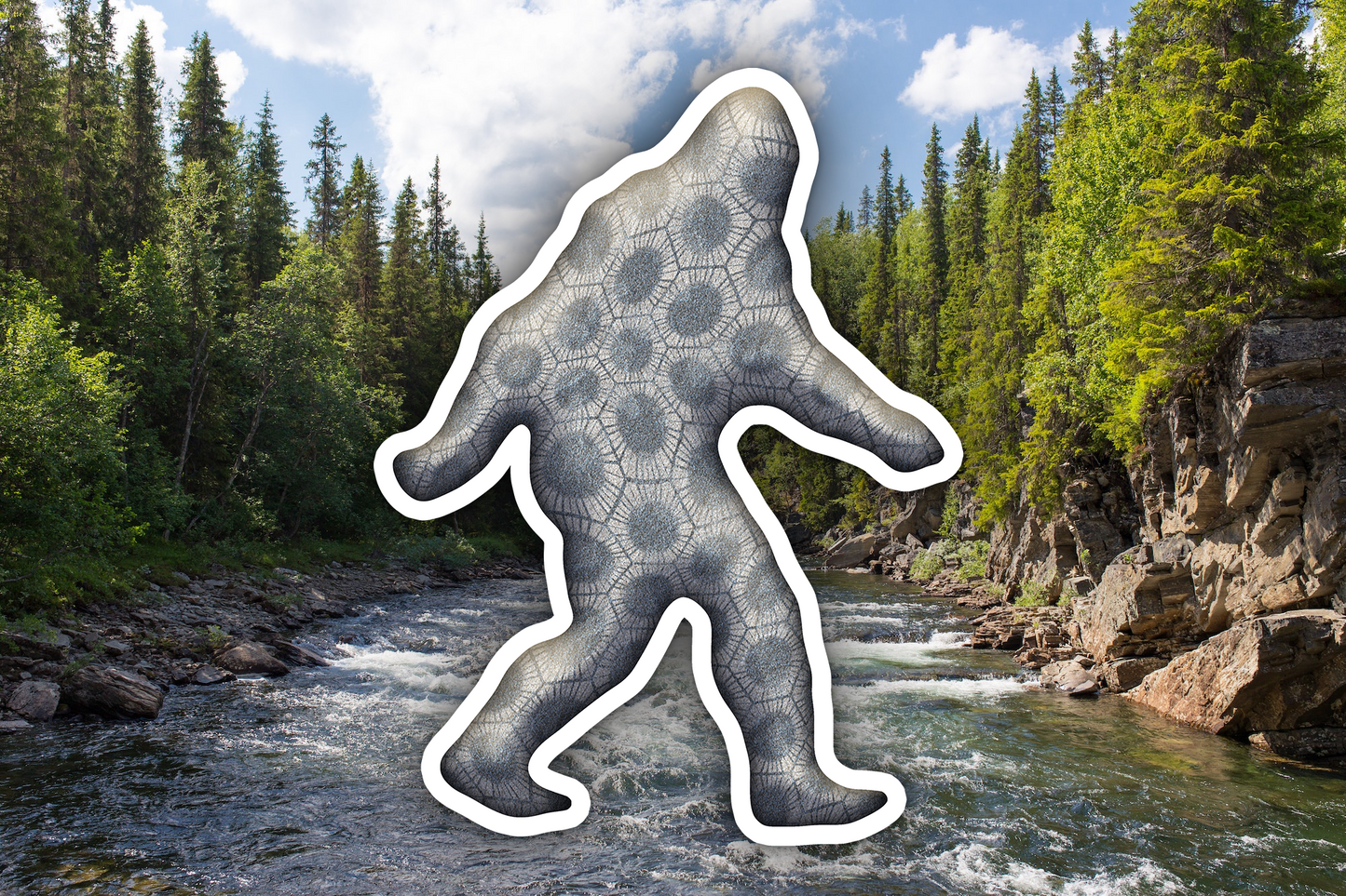 Bigfoot Petoskey Waterproof Vinyl Sticker Decal Bob Dylan Lyric Art