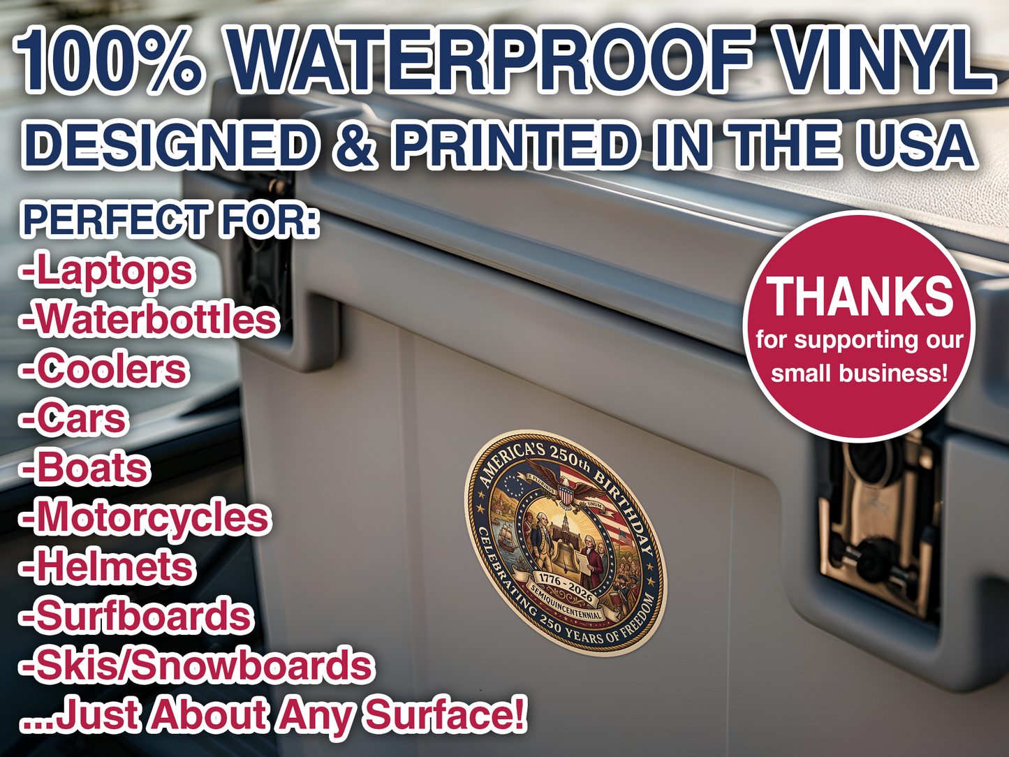 Founding Fathers Sticker Decal Waterproof Vinyl Art