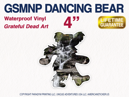 Grateful Dead Dancing Bear Great Smokey Mountains National Park