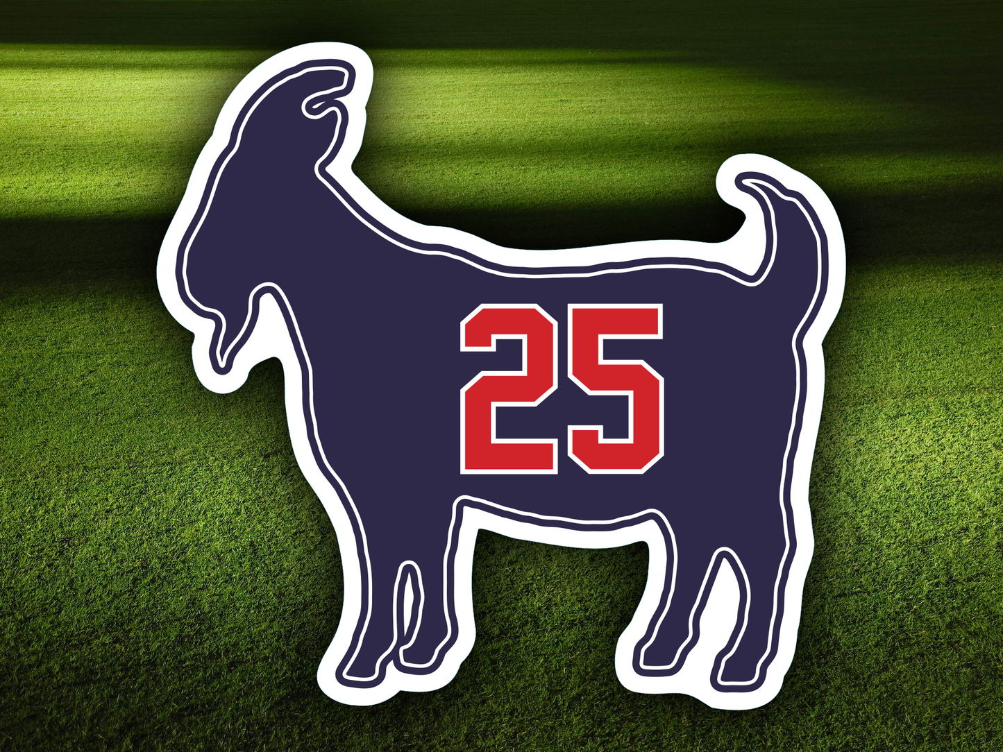 Jim Thome GOAT 25 Indians Waterproof Vinyl Sticker Decal Art