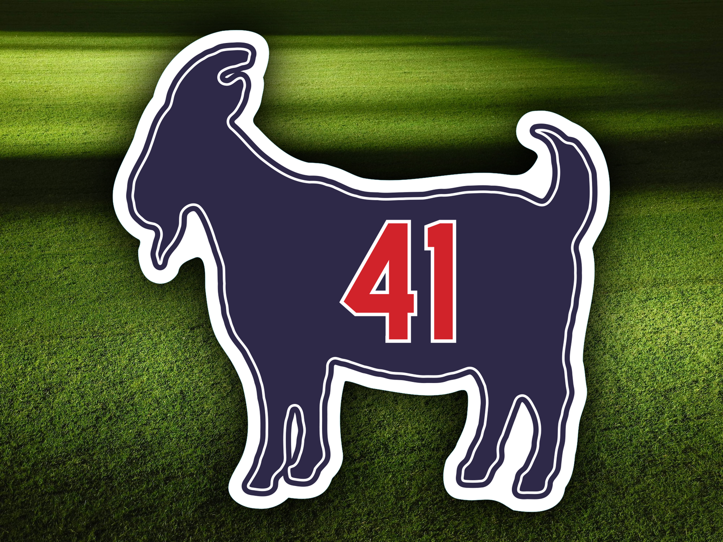 Victor Martinez GOAT 41 Indians Waterproof Vinyl Sticker Decal Art (Copy)