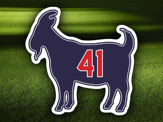 Victor Martinez GOAT 41 Indians Waterproof Vinyl Sticker Decal Art (Copy)