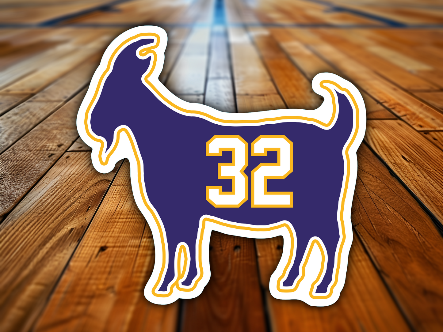 Magic Johnson Goat 32 Waterproof Vinyl Sticker Decal Art