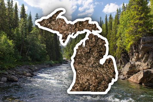 Michigan Dirt Waterproof Vinyl Car Sticker Decal Art