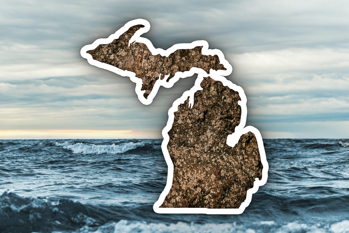 Michigan Dirt Waterproof Vinyl Car Sticker Decal Art