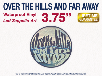 Led Zeppelin Sticker Pack Waterproof Vinyl Decal Art
