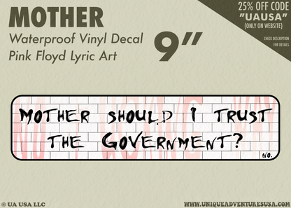 Pink Floyd Sticker Pack Waterproof Vinyl Decal Art