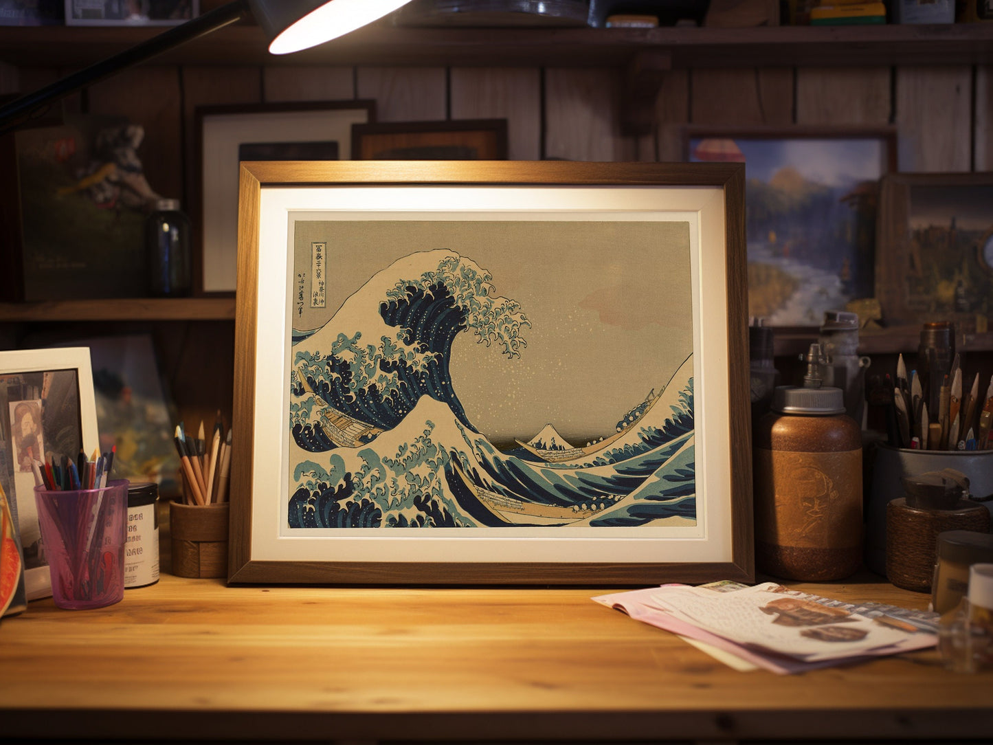 The Great Wave off Kanagawa - Hokusai Art Print (Kanagawa oki nami ura)