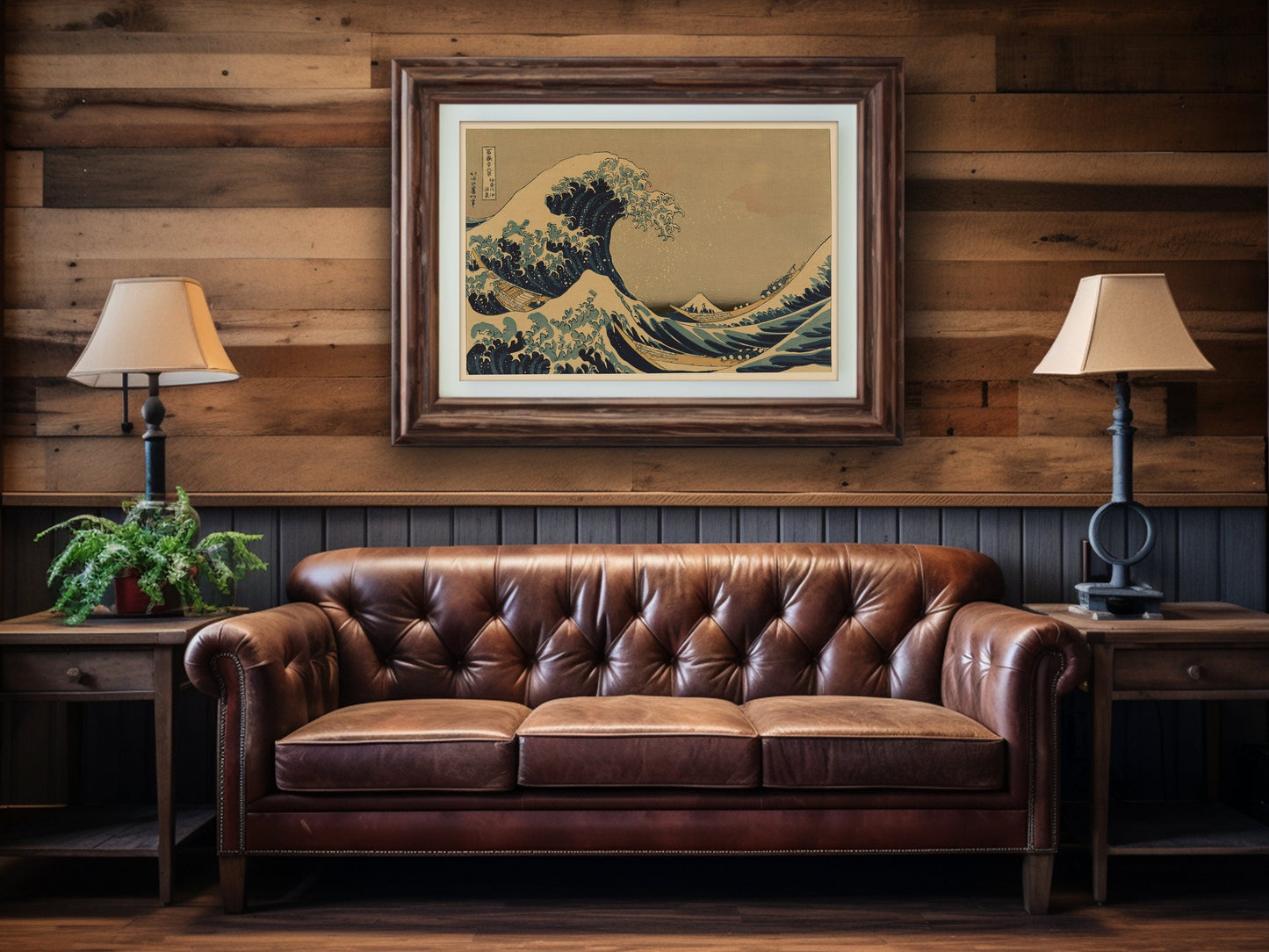 The Great Wave off Kanagawa - Hokusai Art Print (Kanagawa oki nami ura)