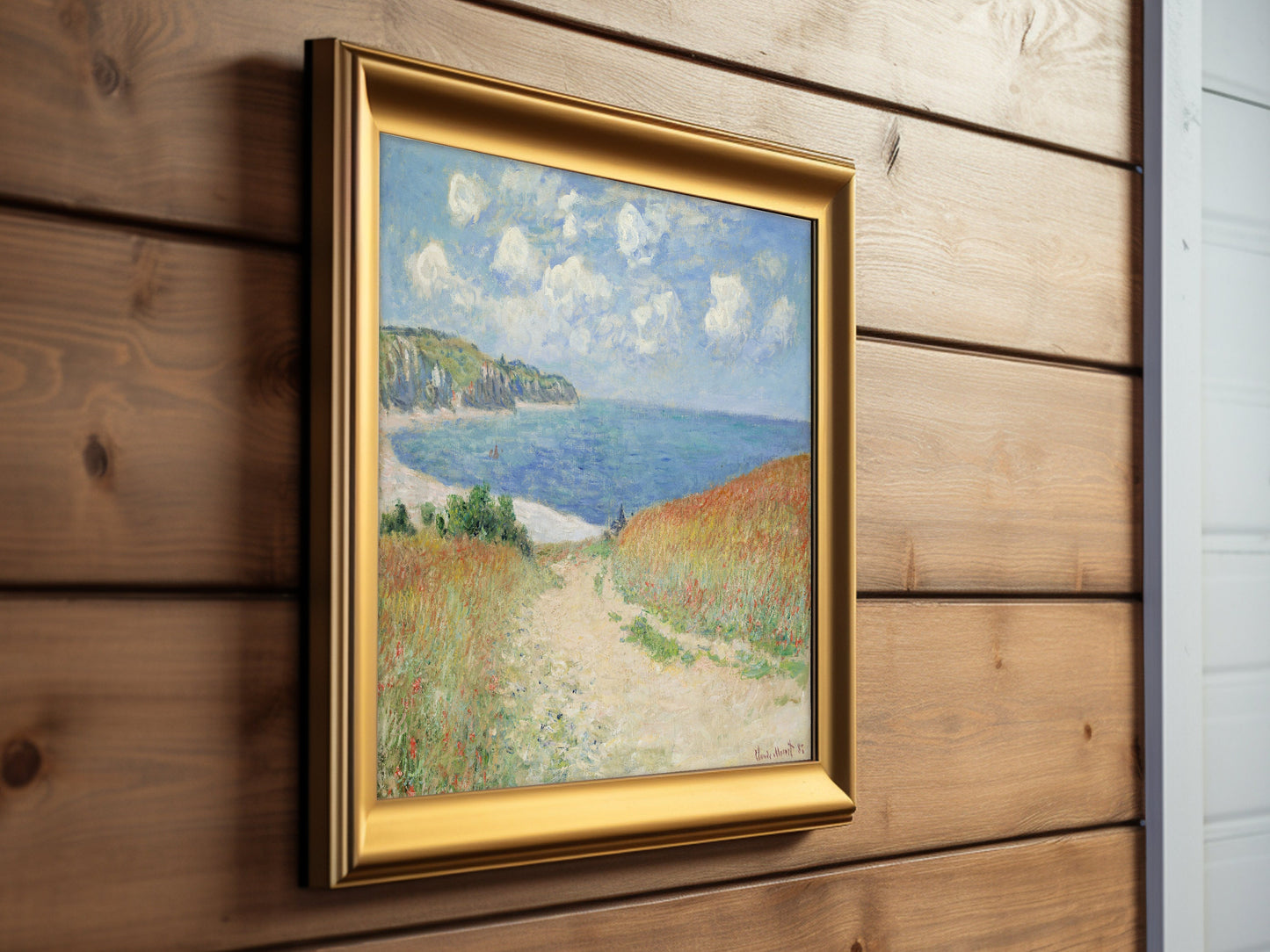 Path in the Wheat Fields at Pourville - Claude Monet Art Print