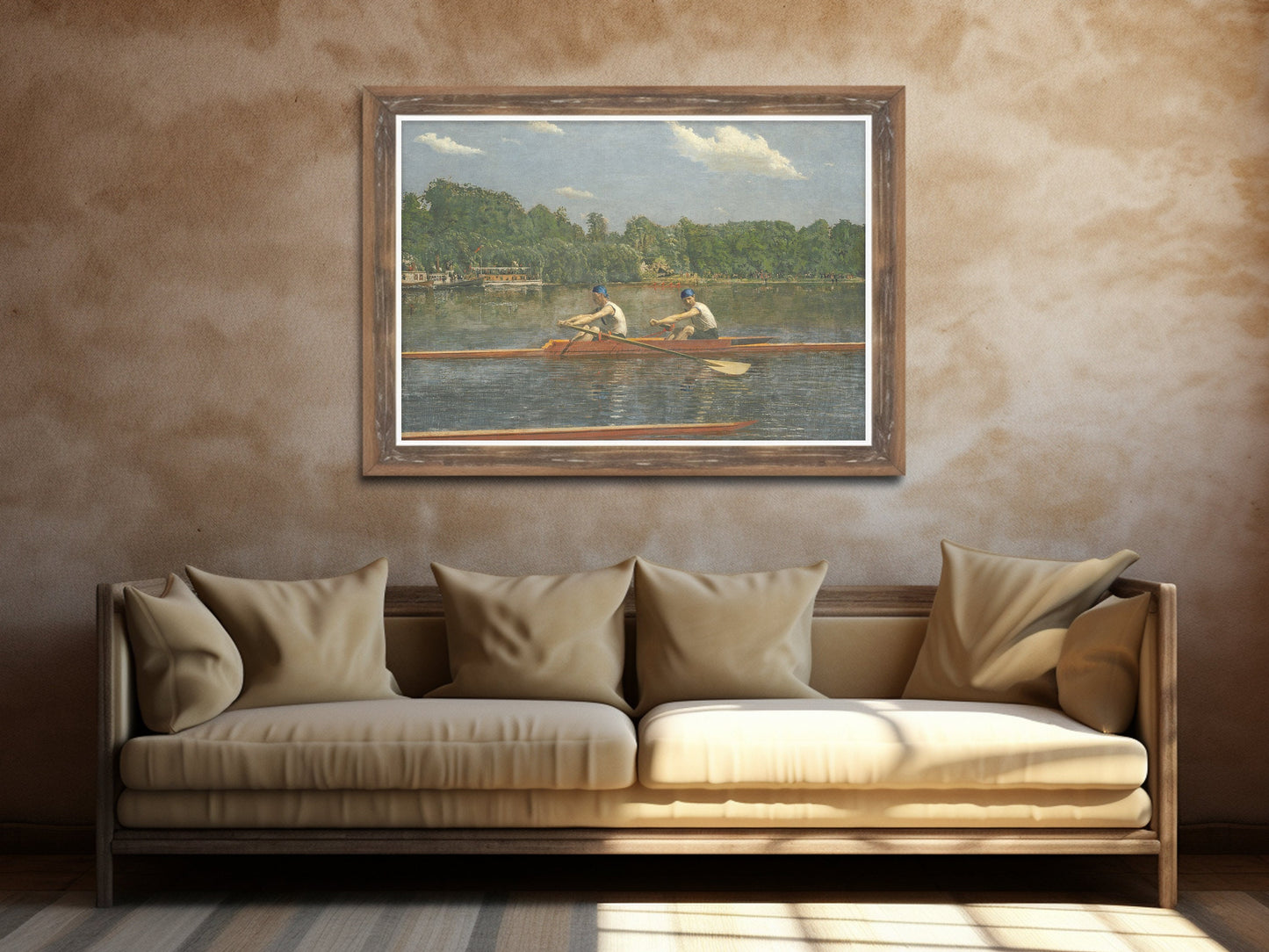 The Biglin Brothers Racing Fine Art Print - Thomas Eakins Reproduction
