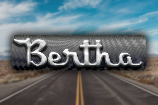 Bertha Grateful Dead Waterproof Vinyl Sticker Decal Lyric Art