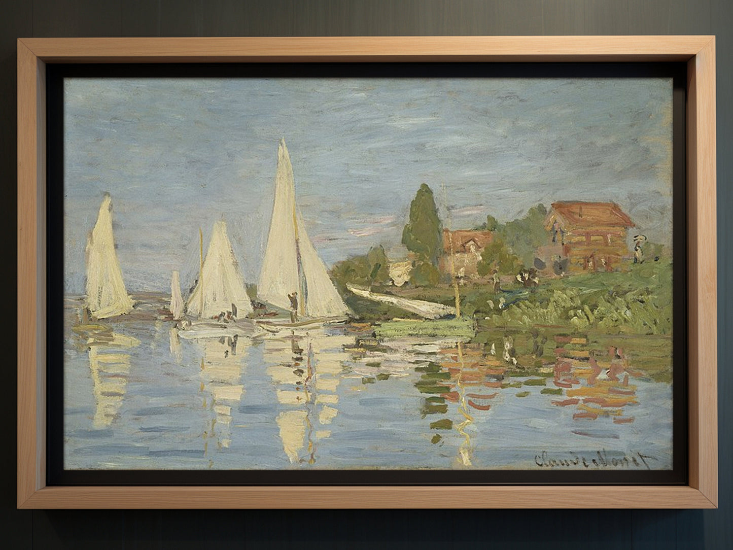 Regattas at Argenteuil - Claude Monet Art Print