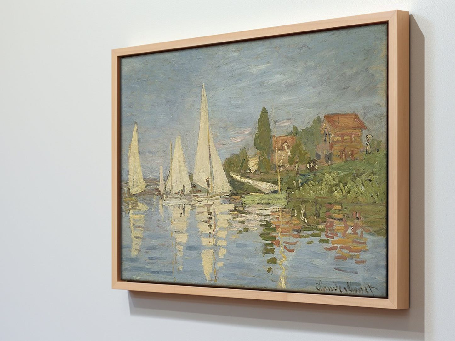 Regattas at Argenteuil - Claude Monet Art Print