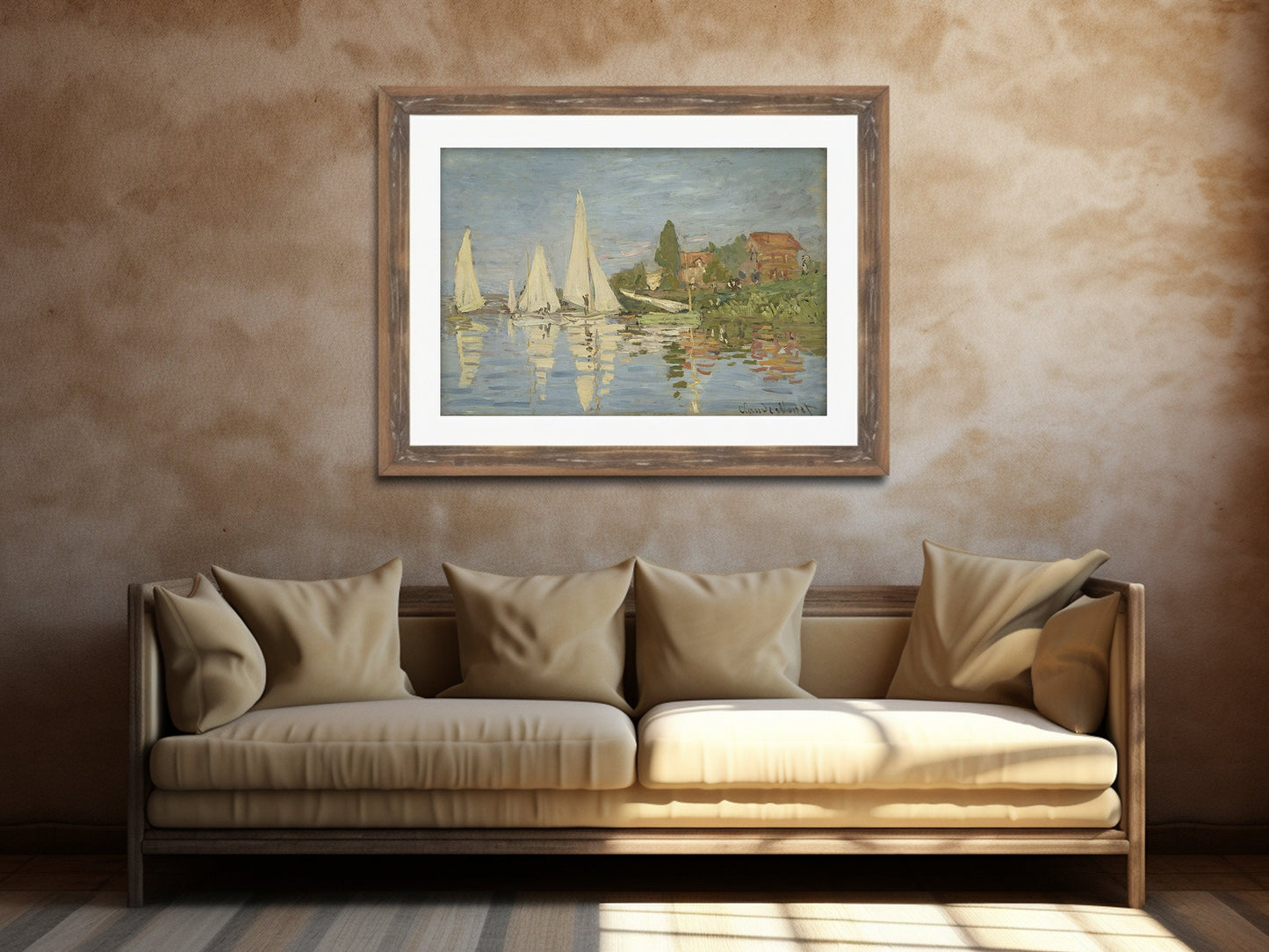 Regattas at Argenteuil - Claude Monet Art Print