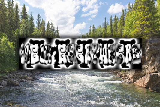 Weir Everywhere Waterproof Vinyl Sticker Decal Grateful Dead Lyric Art