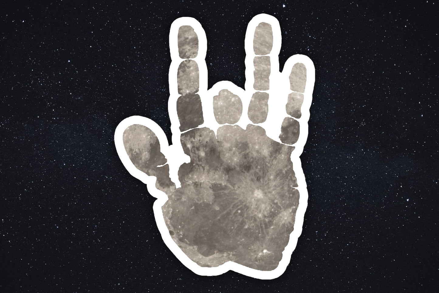 Jerry Garcia Moon Hand Waterproof Vinyl Sticker Decal Grateful Dead Art Jerry Garcia Sticker