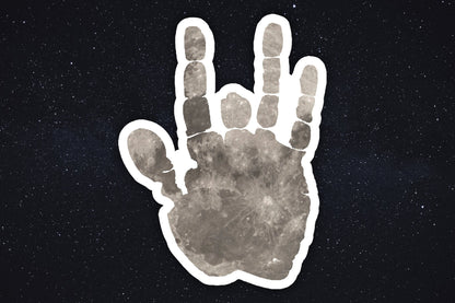 Jerry Garcia Moon Hand Waterproof Vinyl Sticker Decal Grateful Dead Art Jerry Garcia Sticker