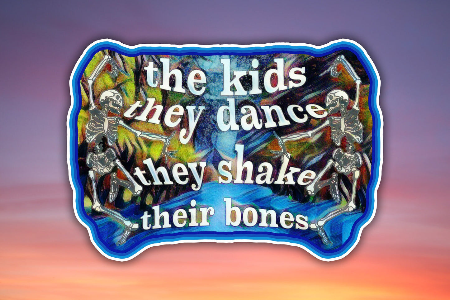 Throwing Stones Waterproof Vinyl Sticker Decal Grateful Dead Lyric Art