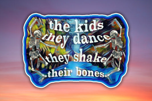Throwing Stones Waterproof Vinyl Sticker Decal Grateful Dead Lyric Art