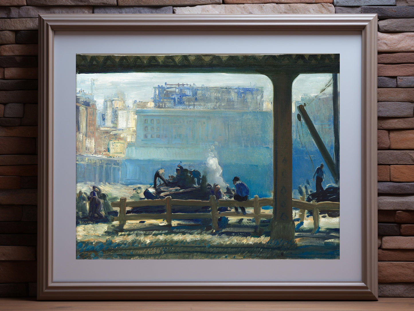 Blue Morning Fine Art Print - George Bellows Reproduction