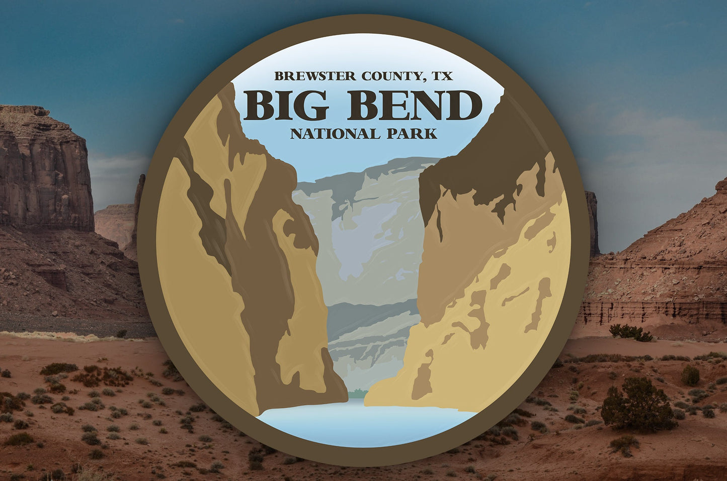 Big Bend National Park Sticker Decal Waterproof Vinyl Art