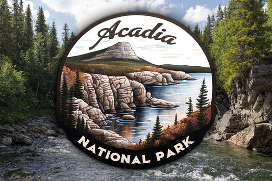 Acadia National Park Waterproof Sticker Decal