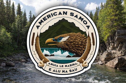 American Samoa National Park Sticker Decal Waterproof Vinyl Art