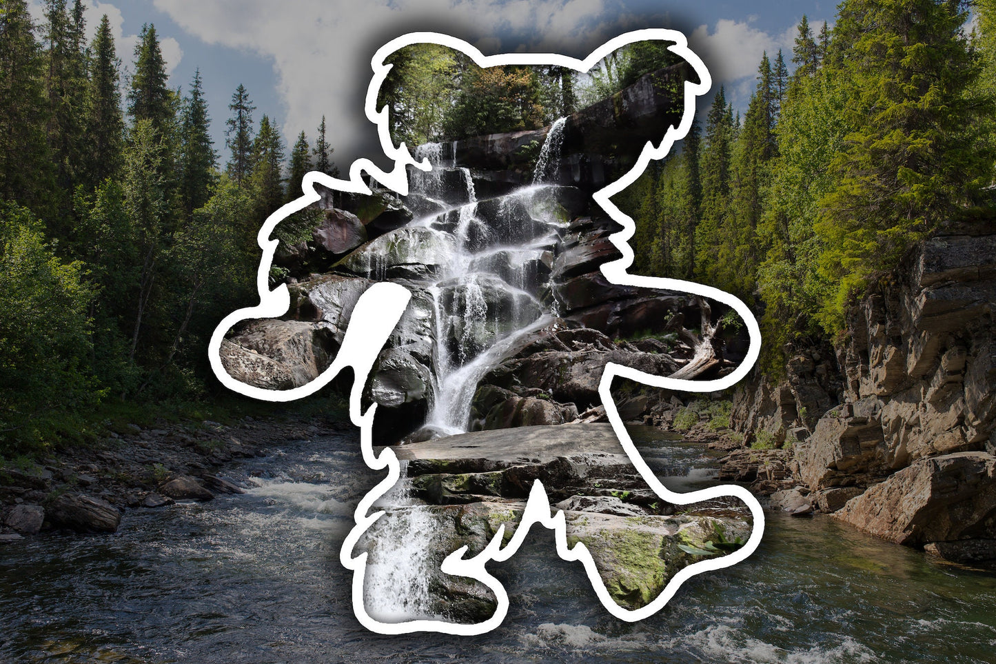 Grateful Dead Dancing Bear Great Smokey Mountains National Park