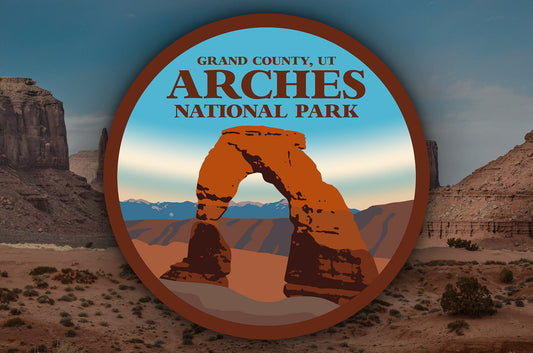 Arches National Park Sticker Decal Waterproof Vinyl Art