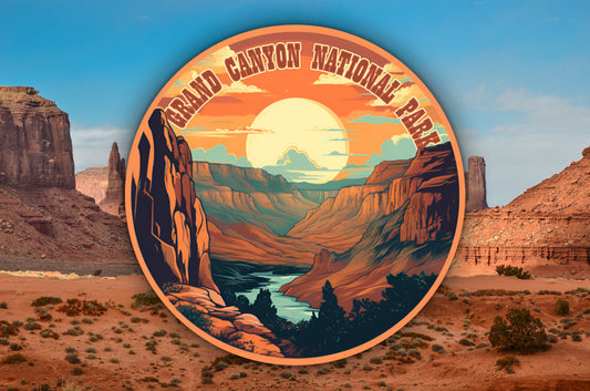 Grand Canyon National Park Sticker Decal Waterproof Vinyl Art