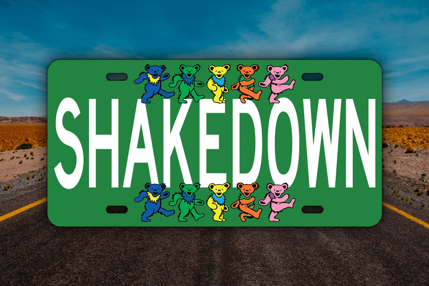 Shakedown Street Grateful Dead Novelty License Plate