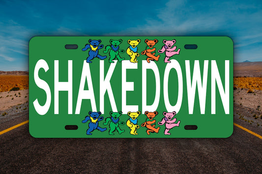Shakedown Street Grateful Dead Novelty License Plate