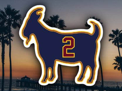 Kyrie Irving Goat 2 Cavaliers Waterproof Vinyl Sticker Decal Art