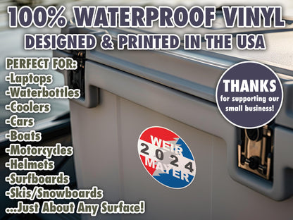 Weir Mayer 2024 Waterproof Vinyl Sticker Decal Grateful Dead Lyric Art